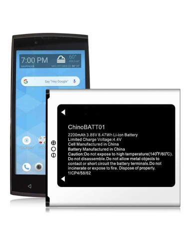Batería de Reemplazo ChinoBATT01 2200mAh para Unimax UMX