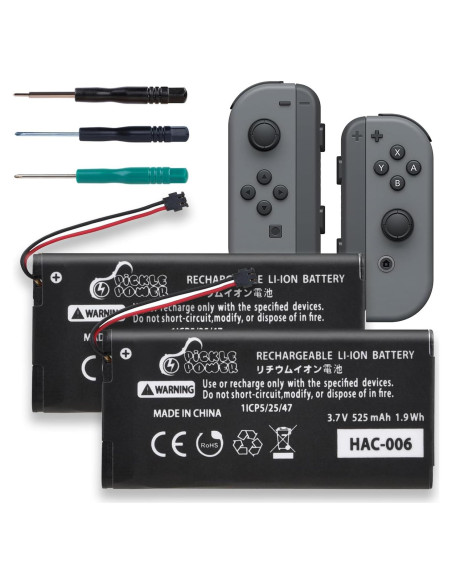 Batería de Reemplazo Joy-Con Pickle Power HAC-006 2pcs 525mAh