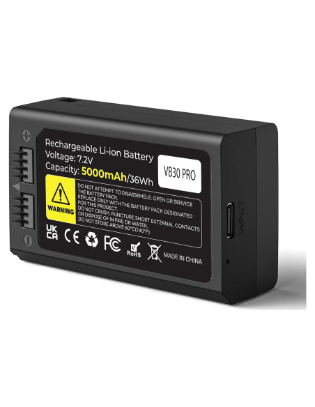 Batería de Reemplazo VB30 5000mAh Godox para Flash