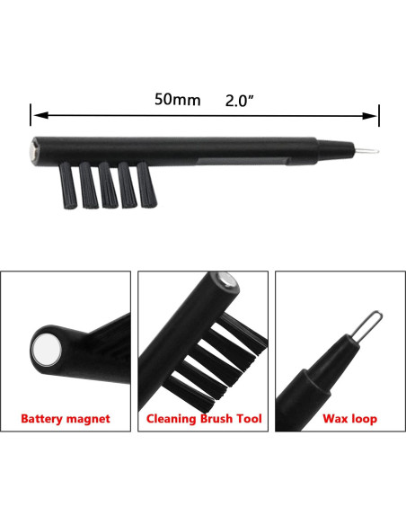 10 Cepillos de Limpieza Banglijian para Audífonos - Cera y Batería