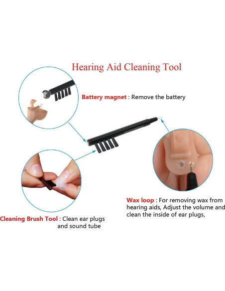 10 Cepillos de Limpieza Banglijian para Audífonos - Cera y Batería