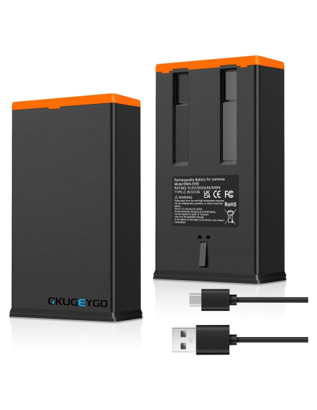 Batería recargable 5000mAh GKUGEYGO para cámaras Moultrie Edge