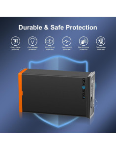 Batería recargable 5000mAh GKUGEYGO para cámaras Moultrie Edge 2