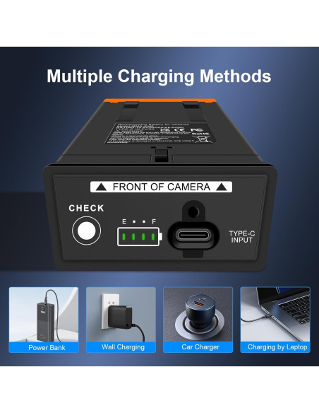 Batería recargable 5000mAh GKUGEYGO para cámaras Moultrie Edge