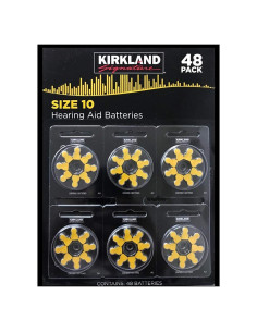 Baterías para Audífonos Kirkland Signature 48 Piezas 1.45V