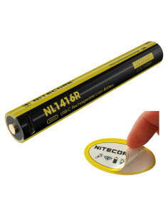 Batería recargable Nitecore NL1416R 1600mAh USB-C para linterna