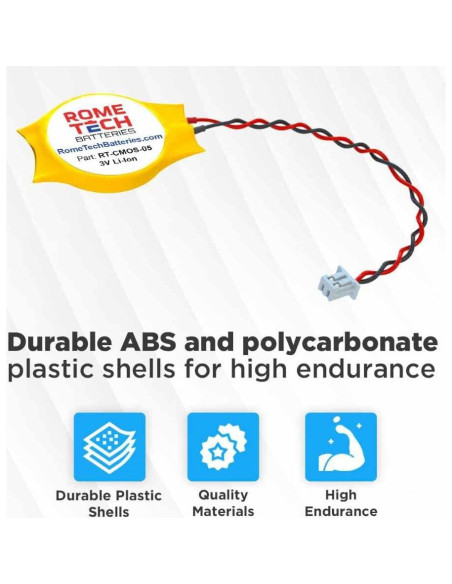 Batería CMOS BIOS Rome Tech CR2032 para Dell Latitude 3V