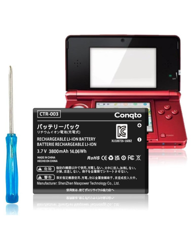 Batería de Reemplazo CTR-003 3800mAh para Nintendo 3DS/2DS