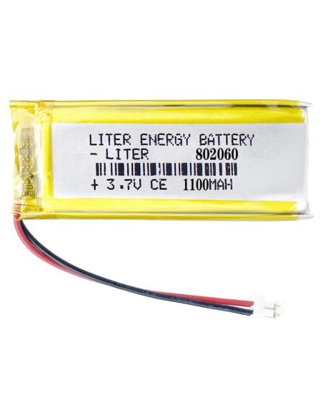 Batería de polímero de litio 3.7V 1100mAh BIHUADE 802060
