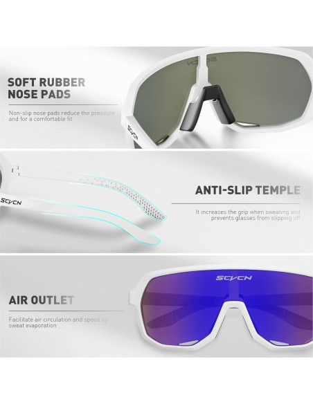 Gafas de Ciclismo SCVCN DZ-S63 Polarizadas UV400
