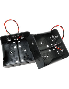 Soporte de Batería Tipo D E-outstanding 2PCS Negro 2