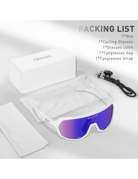 Gafas de Ciclismo SCVCN DZ-S63 Polarizadas UV400