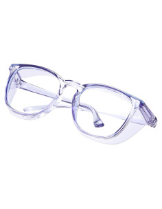 Gafas de Seguridad Konqkin Anti-Niebla Azul Púrpura