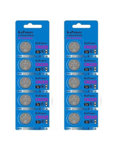Batería de Botón de Litio CR2325 3V KaPonsec - 10 Paquetes