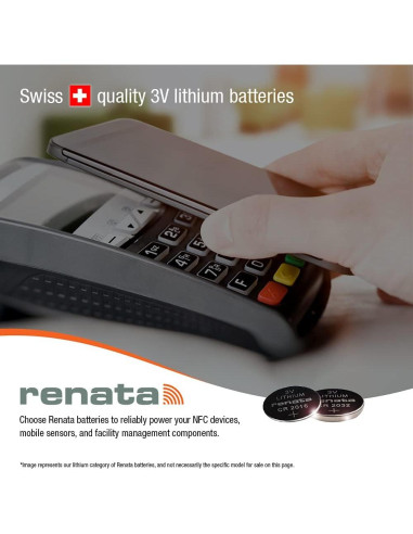 3 Baterías de Litio Renata CR2320 3V para Dispositivos