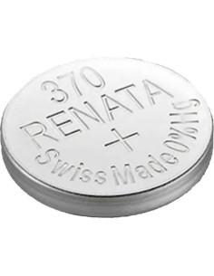 10 Baterías de Reloj Renata Suiza 370 0% Mercurio 2