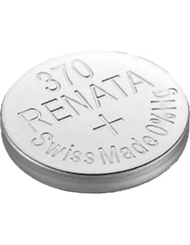 10 Baterías de Reloj Renata Suiza 370 0% Mercurio