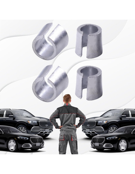 2 Pares Conectores de Terminal de Batería UZZH para Coche