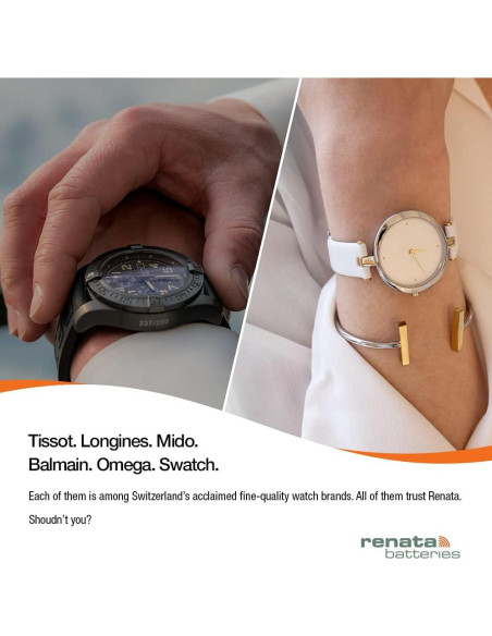 Batería de Óxido de Plata Renata 377 - SR626SW (3 Unidades)