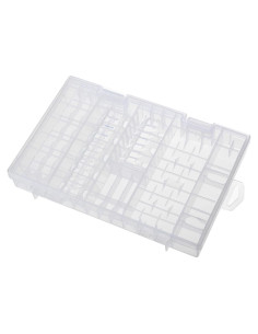 Caja de Almacenamiento de Baterías Heyiarbeit Transparente 1Pcs