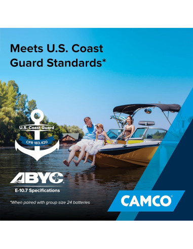 Caja de Batería Grande Camco 55373 para Grupo 27, 30, 31