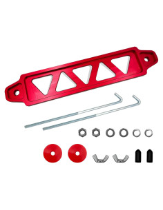 Soporte de Batería MUQIDA Rojo 20.06 cm Ajuste Universal