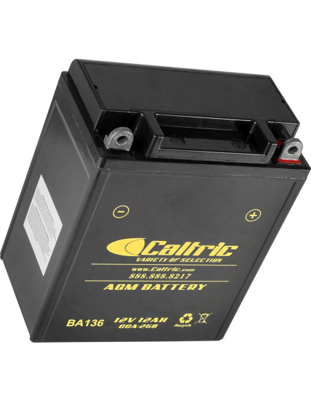 Batería AGM Caltric YB12AL-A2 12V para Kawasaki y Yamaha