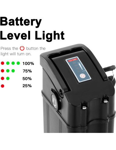 Batería de Bicicleta Eléctrica YOSE POWER 36V 13Ah Compatible