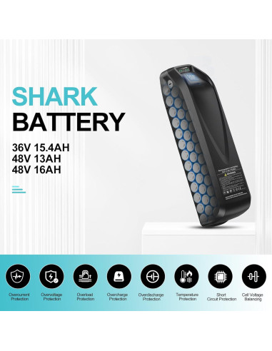 Batería de Ebike Varstrom 48V 13Ah para Kit de Bicicleta Eléctrica