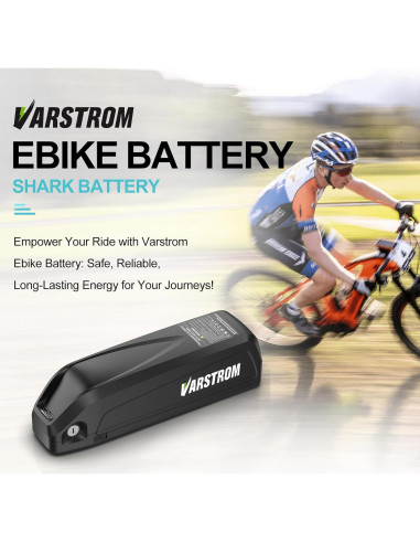 Batería de Ebike Varstrom 48V 13Ah para Kit de Bicicleta Eléctrica
