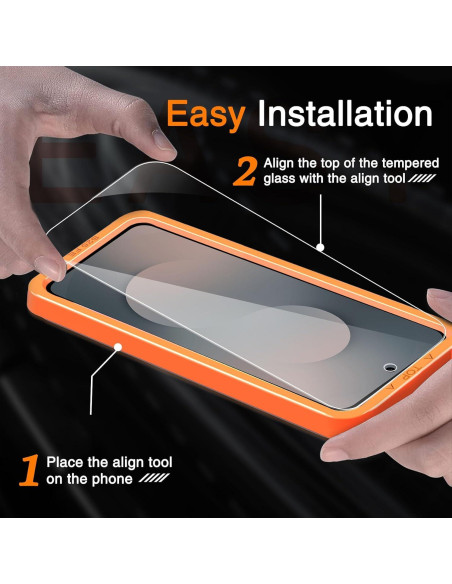 Protector de Pantalla Vidrio Templado Wiaocit para Samsung Galaxy S25 FE