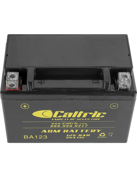 Batería AGM Caltric 12V para Honda Trx700XX 2008-2009
