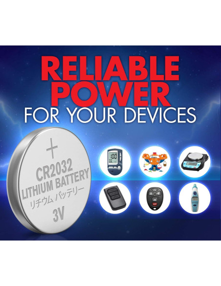 Baterías de Litio CR2032 ACDelco 10 Unidades 3V