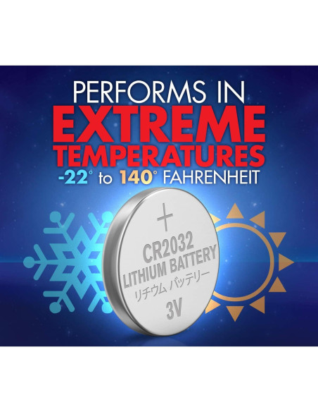 Baterías de Litio CR2032 ACDelco 10 Unidades 3V