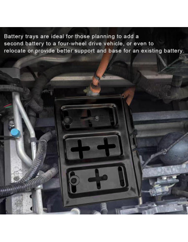 Bandeja de Batería de Metal SHMZK 27.94x19.05 cm Alta Resistencia