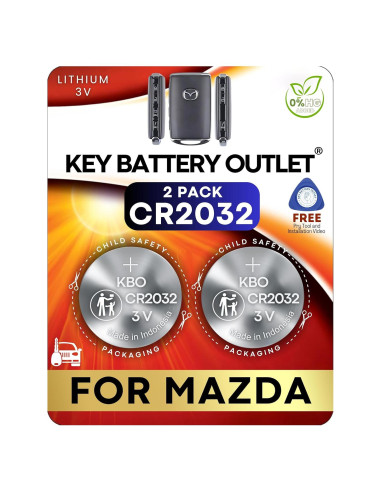 Paquete de 2 Baterías CR2032 para Llave Mazda - 2019-2025