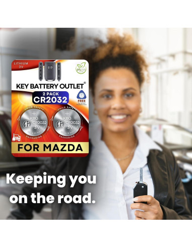 Paquete de 2 Baterías CR2032 para Llave Mazda - 2019-2025