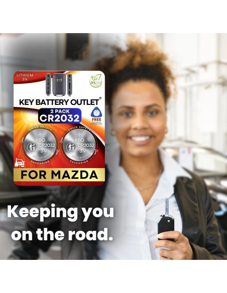 Paquete de 2 Baterías CR2032 para Llave Mazda - 2019-2025