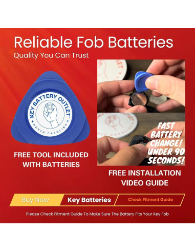 Paquete de 2 Baterías CR2032 para Llave Mazda - 2019-2025