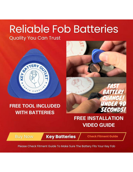 Paquete de 2 Baterías CR2032 para Llave Mazda - 2019-2025