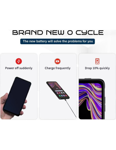 Batería 4500mAh para Samsung Galaxy XCover Pro EB-BG715BBE