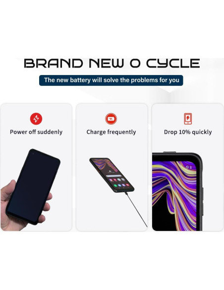 Batería 4500mAh para Samsung Galaxy XCover Pro EB-BG715BBE