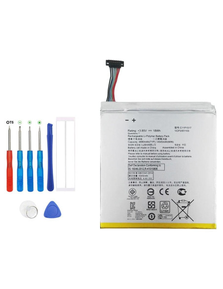 Batería de Reemplazo C11P1517 para ASUS ZenPad 10 4650mAh