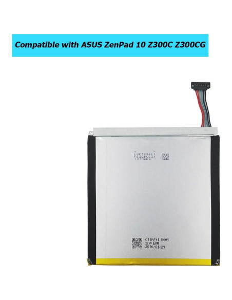 Batería de Reemplazo C11P1517 para ASUS ZenPad 10 4650mAh