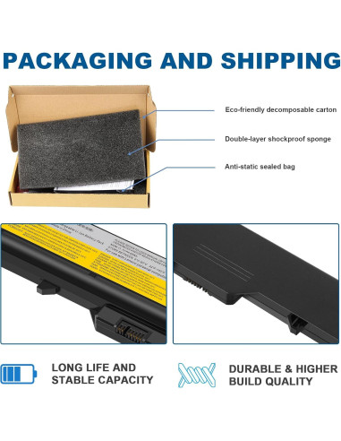 Batería de Laptop Lenovo IdeaPad 5200mAh 11.1V 6 celdas