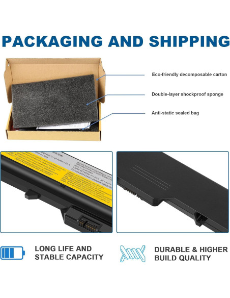 Batería de Laptop Lenovo IdeaPad 5200mAh 11.1V 6 celdas