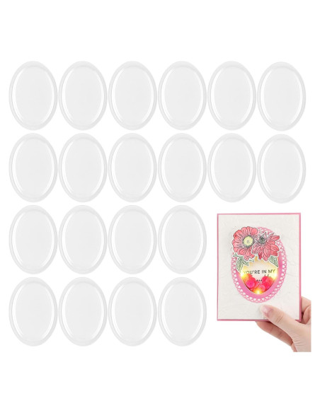 Cubiertas Shaker Transparentes 3D Briartw 20 Pcs 8.89 cm