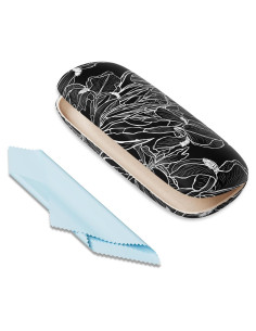 Estuche para Gafas ZAXMEY Duro Universal con Paño Limpieza