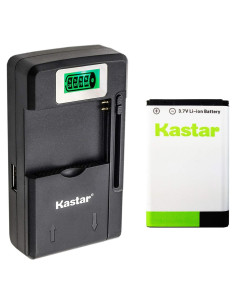 Batería Kastar BL-5C + Cargador Mini USB 2 en 1 para Radio