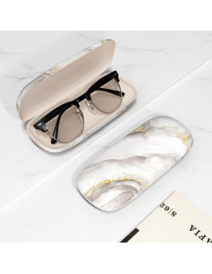 Estuche para Gafas ZAXMEY Duro con Paño de Limpieza 2